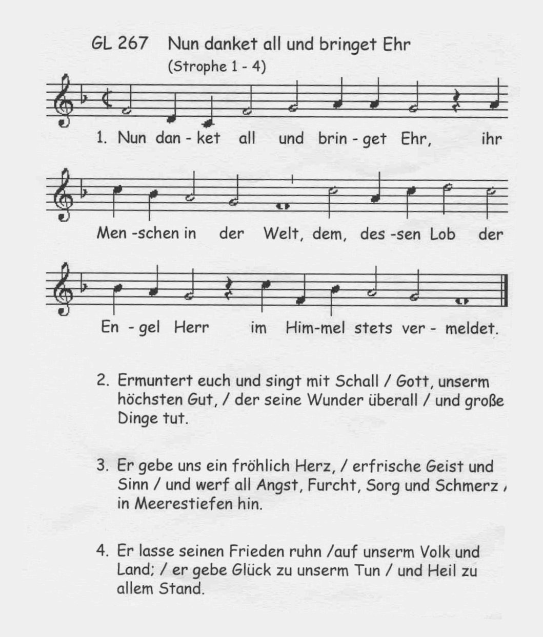 einer hat uns angesteckt noten